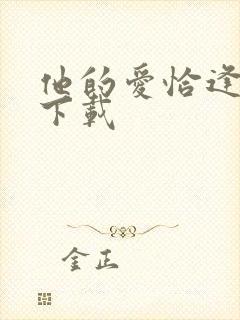 他的爱恰逢其时下载