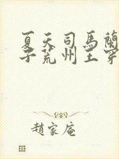 夏天司马兰九皇子荒州王穿越小说