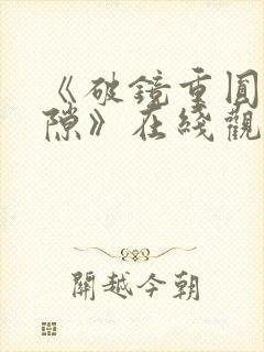 《破镜重圆终有隙》在线观看免费