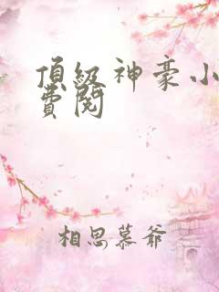 顶级神豪小说免费阅