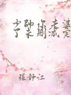 少帅你老婆又跑了未删减完整版