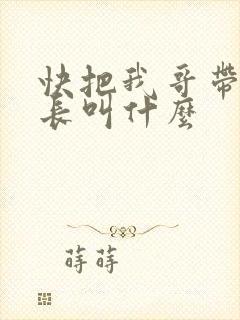 快把我哥带走班长叫什么