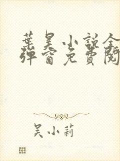 叶昊小说全文无弹窗免费阅读