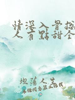 情深入骨总裁夫人有点甜全文免费阅读