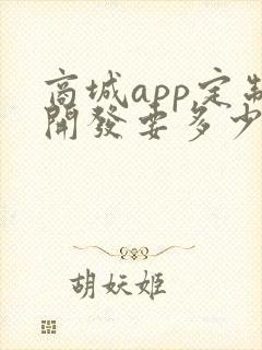 商城app定制开发要多少钱