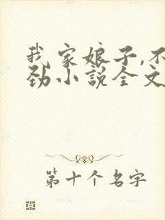 我家娘子,不对劲小说全文免费阅读