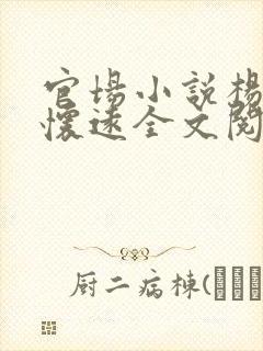 官场小说杨剑陆怀远全文阅读