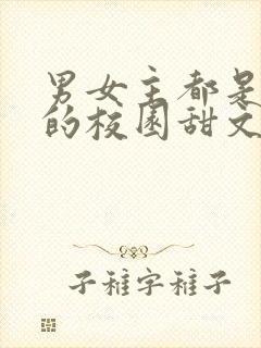 男女主都是校霸的校园甜文