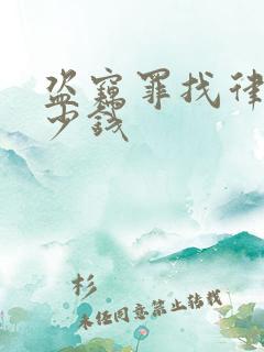 盗窃罪找律师多少钱