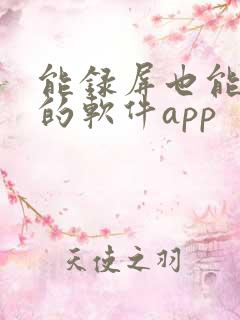 能录屏也能录音的软件app