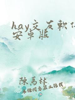 hay交友软件安卓版