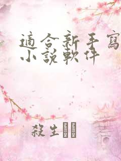 适合新手写作的小说软件