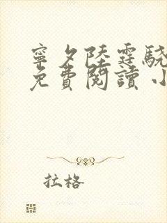 宁夕陆霆骁小说免费阅读 小说