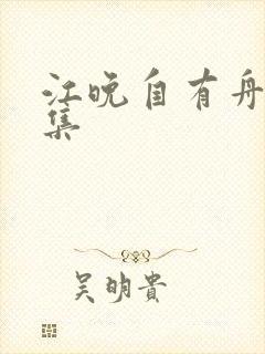 江晚自有舟渡全集