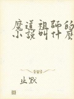 魔道祖师的原著小说叫什么