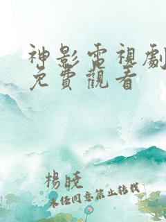 神影电视剧全集免费观看