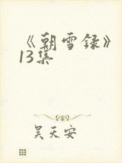 《朝雪录》 第13集