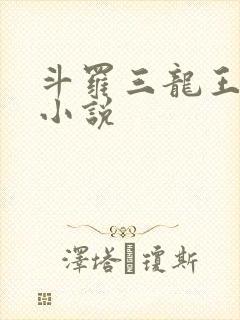 斗罗三龙王传说小说