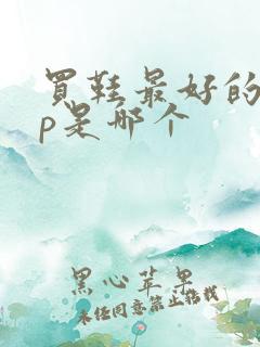 买鞋最好的app是哪个