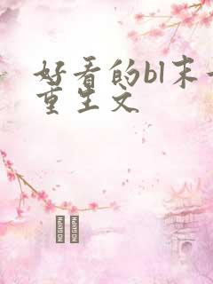 好看的bl末世重生文
