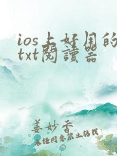 ios上好用的txt阅读器
