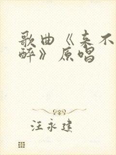 歌曲《来不及沉醉》原唱