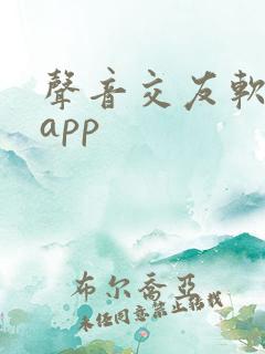 声音交友软件的app