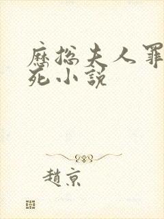 历总夫人罪不至死小说