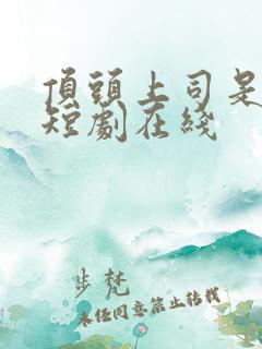 顶头上司是老公短剧在线