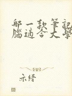 哪一款笔记本电脑适合大学生用呢