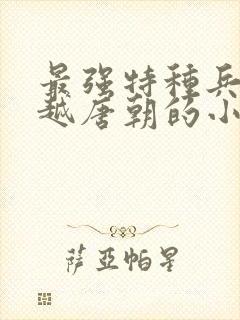 最强特种兵王穿越唐朝的小说