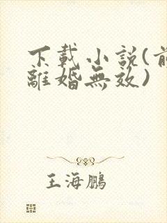 下载小说(前妻离婚无效)