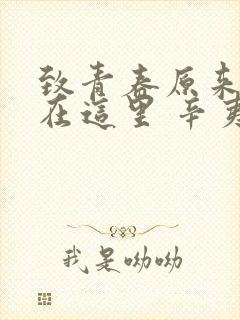 致青春原来你还在这里 辛夷坞