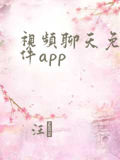 视频聊天免费软件app