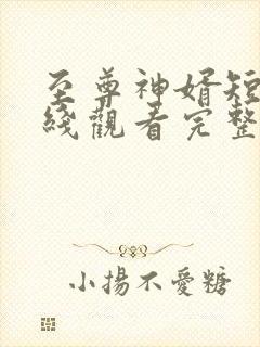 至尊神婿短剧在线观看完整版免费