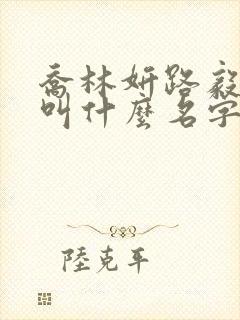 乔林妍路毅小说叫什么名字