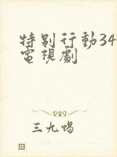 特别行动34集电视剧