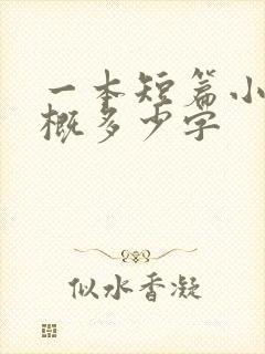 一本短篇小说大概多少字