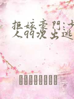 拒嫁豪门:少夫人99次出逃》