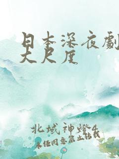 日本深夜剧变态大尺度
