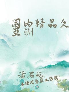 国内精品久久久亚洲