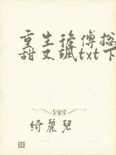 重生后傅总娇妻甜又飒txt下载