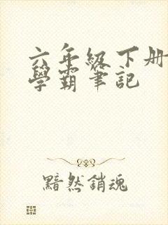 六年级下册语文学霸笔记