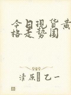 今日现货黄金价格走势图