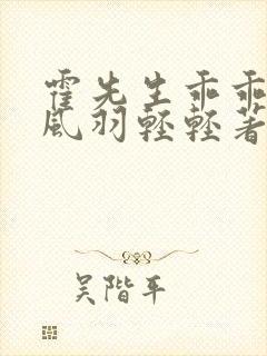 霍先生乖乖宠我风羽轻轻著