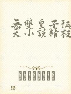 无双皇子征战诸天小说精校版txt