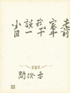 小说我家老婆来自一千年前阅读