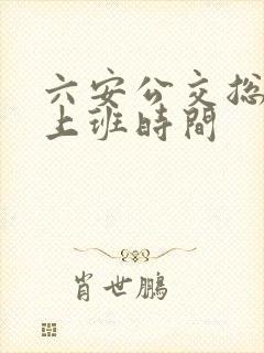 六安公交总公司上班时间