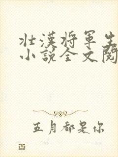 壮汉将军生娃记小说全文阅读