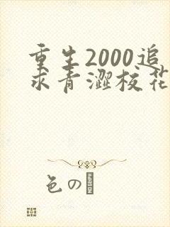 重生2000追求青涩校花同桌开始全文阅读阅读